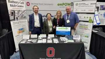 Empower Battery Technology and Ohio State University team members at their ARPA-E Energy Innovation Summit booth in 2026