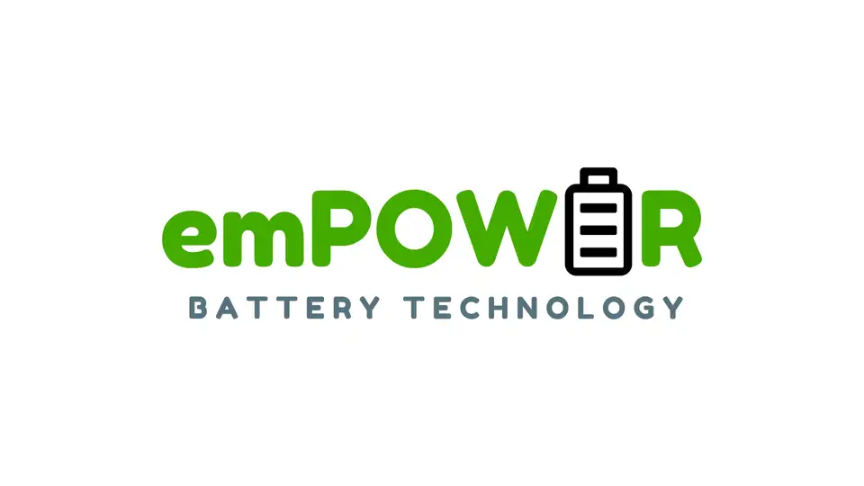 Empower Battery Technology logo on a white background